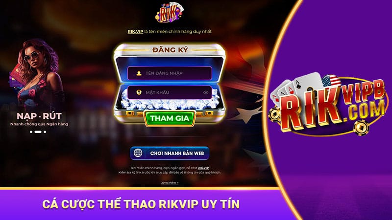 Cá cược thể thao Rikvip uy tín